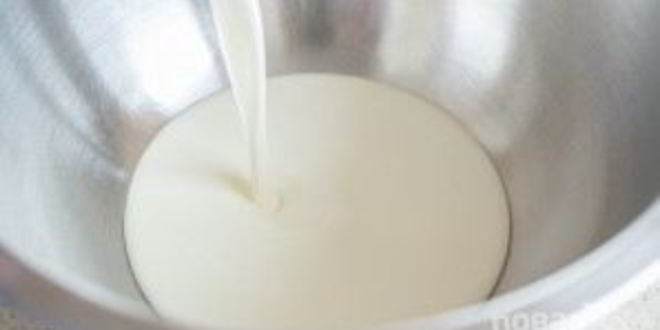 Рецепт крем из взбитых сливок