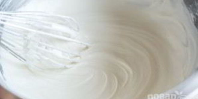 Рецепт крем из взбитых сливок