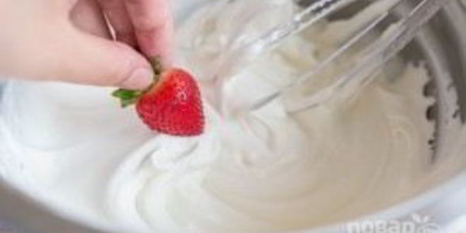 Рецепт крем из взбитых сливок