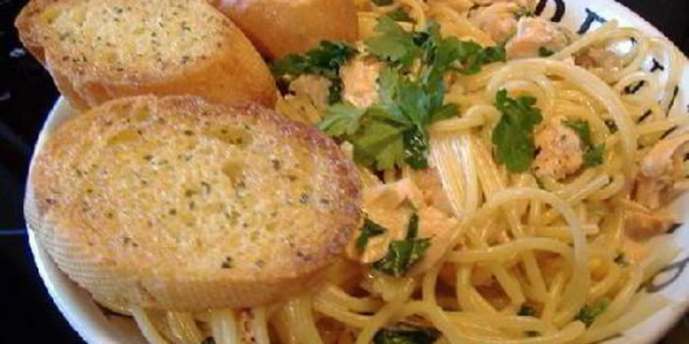 Как приготовить кремовая паста с лососем