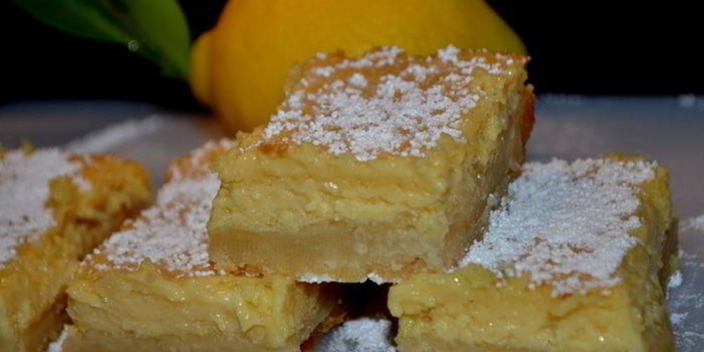 Как приготовить кремовые лимонные квадратики