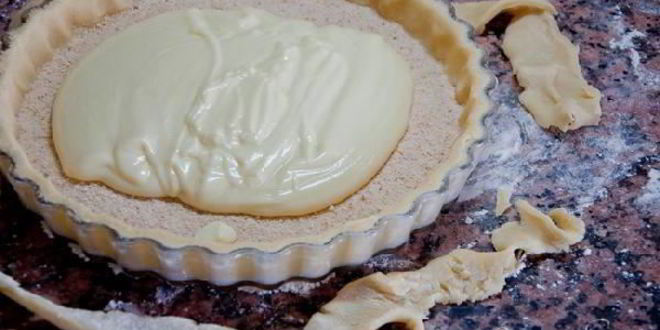 Рецепт кростата с кремом из рикотты