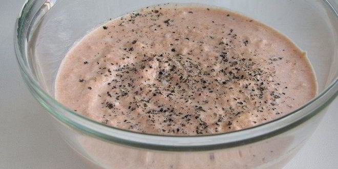 Рецепт ланспик с кремом из форели и креветками