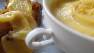 Рецепт Лимонный заварной крем-десерт без муки