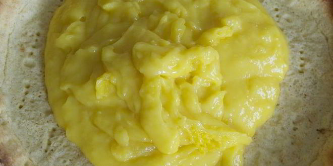 Рецепт миндальная кростата с лимонным кремом летний сад