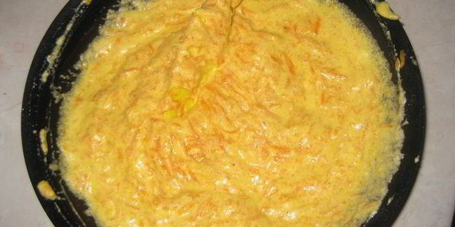 Рецепт морковные рулетики с творожным кремом