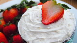 Рецепт Низкокалорийный крем для торта