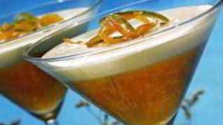 Рецепт Персиковое пюре с заварным кремом