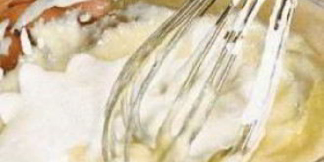 Рецепт персиковое пюре с заварным кремом