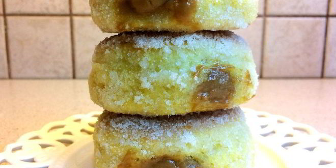 Рецепт пончики с ванильно-шоколадным кремом