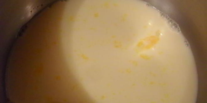 Рецепт пудинг из булочки с кремом