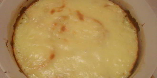 Рецепт пудинг из булочки с кремом