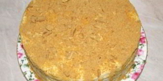 Рецепт рыжик со сметанным кремом