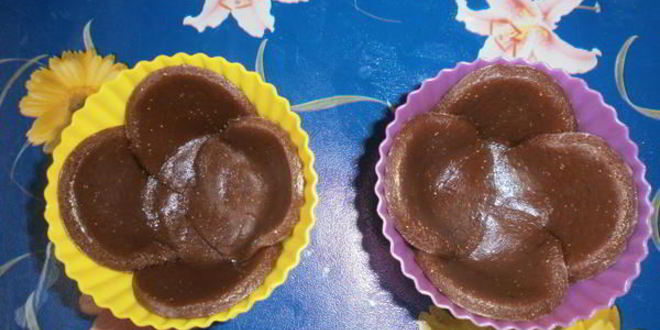 Рецепт шоколадно-кофейные корзинки с кремом