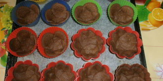 Рецепт шоколадно-кофейные корзинки с кремом