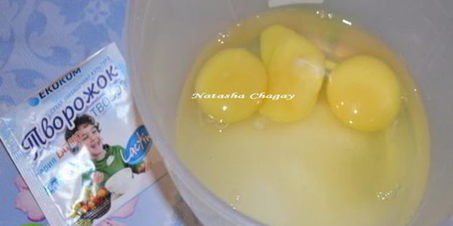 Рецепт шоколадный рулет с творожным кремом