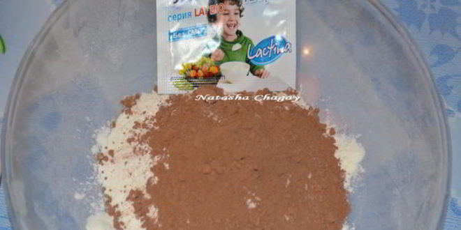 Рецепт шоколадный рулет с творожным кремом