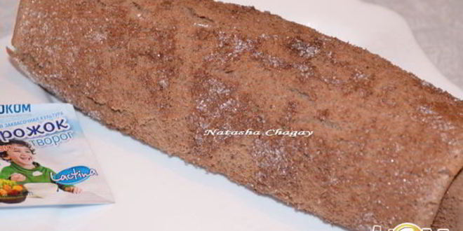 Рецепт шоколадный рулет с творожным кремом