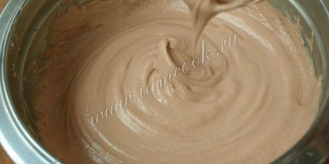 Рецепт сливочно-шоколадный крем со сгущенным молоком