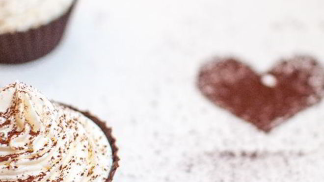 Рецепт Сливочный крем в шоколадных корзиночках