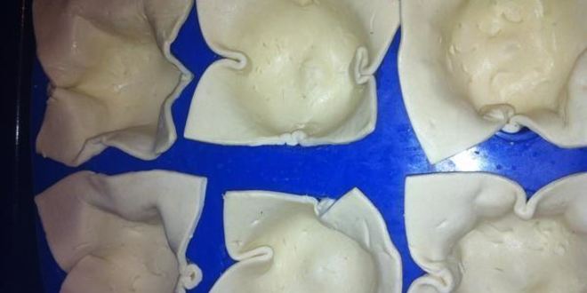 Рецепт слоеные корзиночки с кремом и малиной