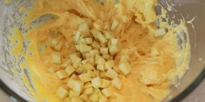 Рецепт слоеные звездочки с кремом патисьер и кусочками яблока