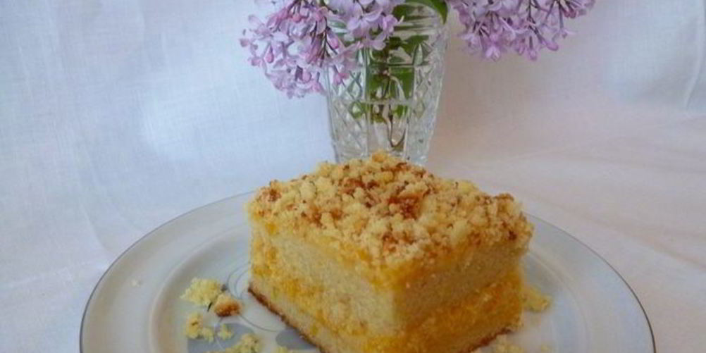 Как приготовить солнечный тортик с кремом из кураги