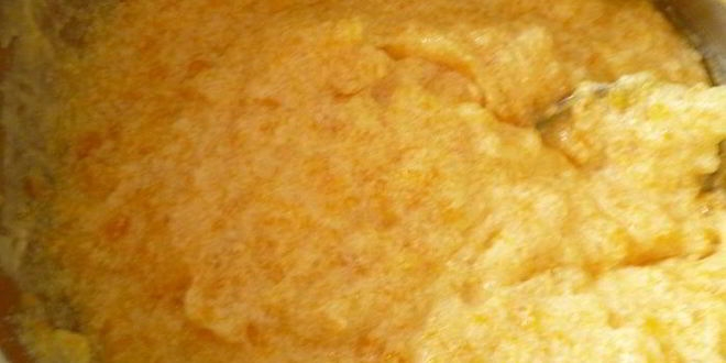 Рецепт солнечный тортик с кремом из кураги