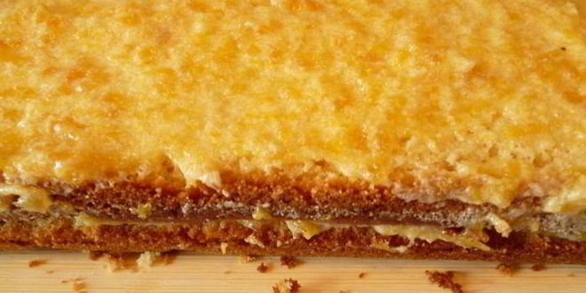 Рецепт солнечный тортик с кремом из кураги