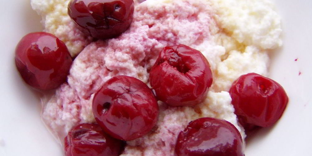 Как приготовить творожный крем с вишней