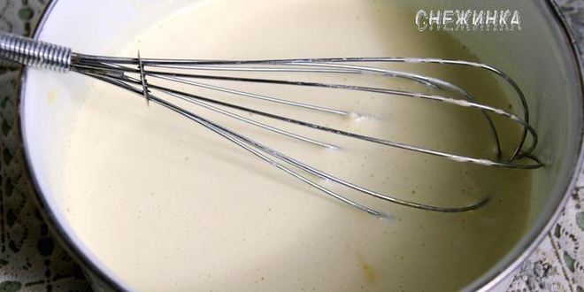 Рецепт ванильный заварной крем