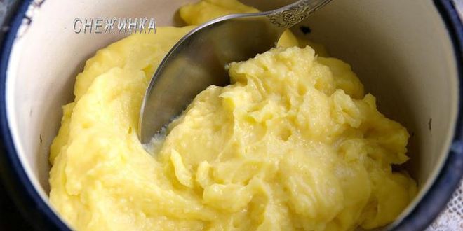 Рецепт ванильный заварной крем