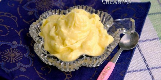 Рецепт ванильный заварной крем