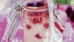 Рецепт Вишневый крем с киршем