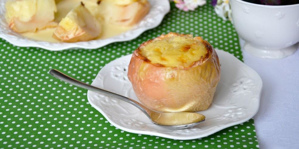 Как приготовить яблоки с кремом по-португальски