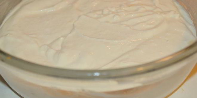 Рецепт запеченный крем из ряженки с сочной начинкой и под штрейзелем