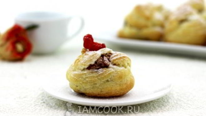 Рецепт Заварные булочки с кремом