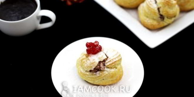 Рецепт заварные булочки с кремом