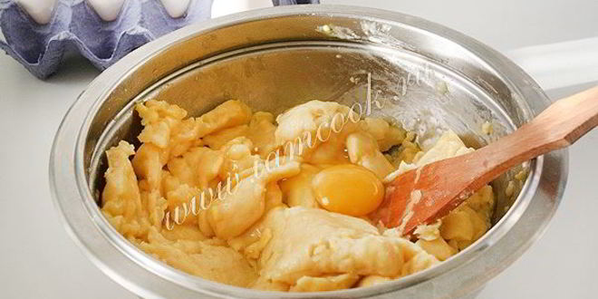 Рецепт заварные кольца с творожным кремом