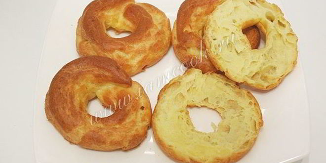 Рецепт заварные кольца с творожным кремом