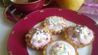 Рецепт Заварные корзиночки с творожным кремом