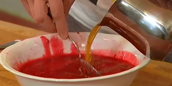 Рецепт малиновое желе