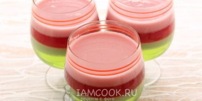Рецепт многослойное желе
