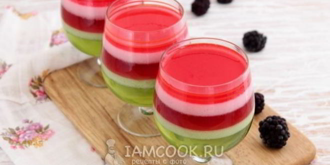 Рецепт многослойное желе
