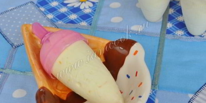 Рецепт апельсиновое мороженое с мартини