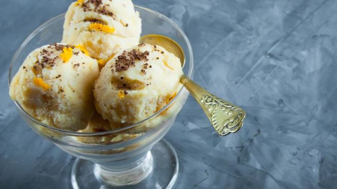 Рецепт Банано-апельсиновое мороженое