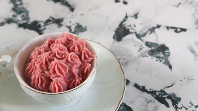 Рецепт Бананово-клубничное мороженое