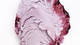 Рецепт Чернично-лавандовое мороженое с черничной прослойкой