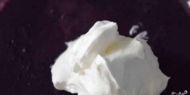 Рецепт черничное мороженое