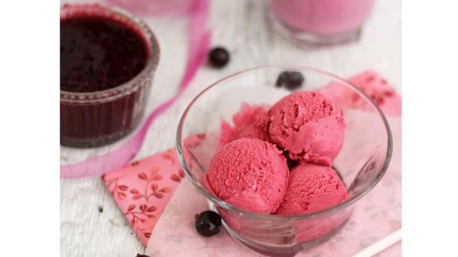 Рецепт Черносмородиновое мороженое